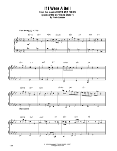 If I Were A Bell von Frank Loesser (Download) 