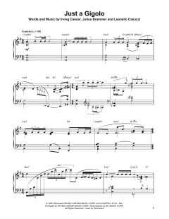 Just A Gigolo von Oscar Peterson (Download) 