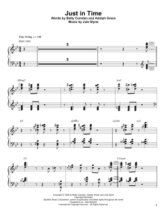 Just In Time von Adolph Green (Download) 