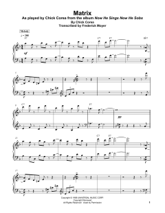 Matrix von Chick Corea (Download) 