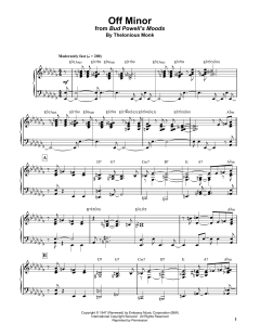 Off Minor von Bud Powell (Download) 