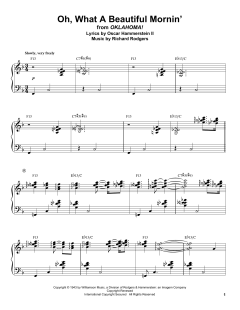 Oh, What A Beautiful Mornin' von Richard Rodgers (Download) 