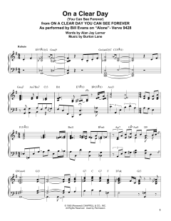 On A Clear Day von Bill Evans (Download) 