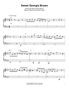 Sweet Georgia Brown von Oscar Peterson (Download) 