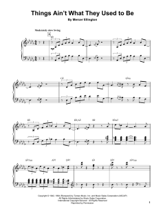 Things Ain't What They Used To Be von Oscar Peterson (Download) 
