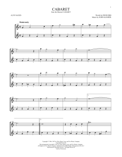 Cabaret von Fred Ebb (Download) 