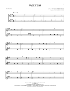 Edelweiss von Rodgers & Hammerstein (Download) 