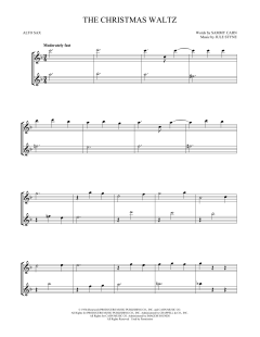 The Christmas Waltz von Jule Styne (Download) 