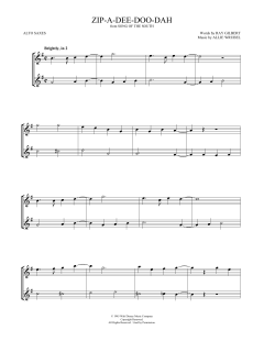 Zip-A-Dee-Doo-Dah von Ray Gilbert (Download) 
