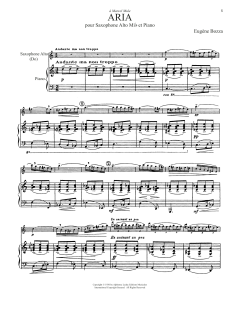 Aria von Eugène Bozza (Download) 