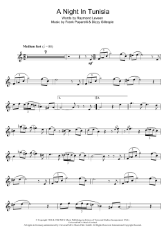 A Night In Tunisia von Dizzy Gillespie (Download) 