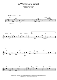 A Whole New World von Tim Rice (Download) 