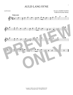 Auld Lang Syne von Robert Burns (Download) 