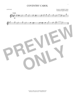 Coventry Carol von Robert Croo (Download) 