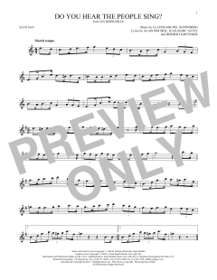 Do You Hear The People Sing? von Alain Boublil (Download) 