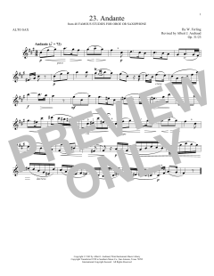 Etude No. 23 von W. Ferling (Download) 