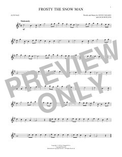 Frosty The Snow Man von Jack Rollins (Download) 