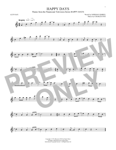 Happy Days von Charles Fox (Download) 