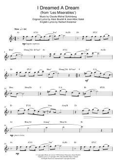 I Dreamed A Dream von Claude-Michel Schönberg (Download) 