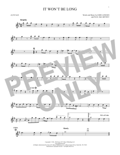 It Won't Be Long von The Beatles (Download) 