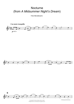 Nocturne von Felix Mendelssohn Bartholdy (Download) 