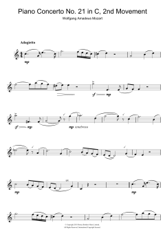 Piano Concerto No. 21 In C Major von Wolfgang Amadeus Mozart (Download) 