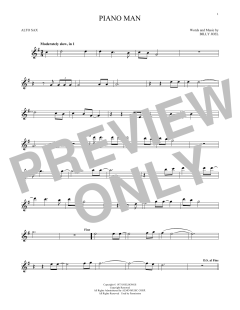 Piano Man von Billy Joel (Download) 