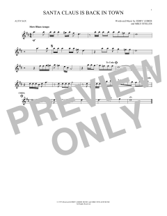 Santa Claus Is Back In Town von Elvis Presley (Download) 
