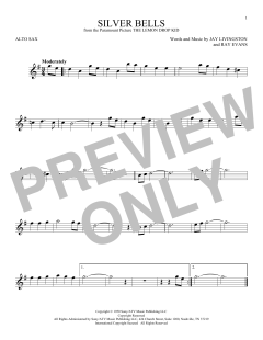 Silver Bells von Ray Evans (Download) 