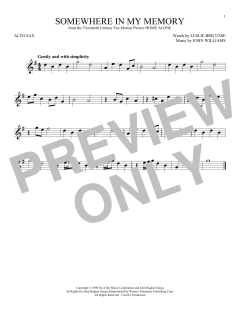 Somewhere In My Memory von John Williams (Download) 