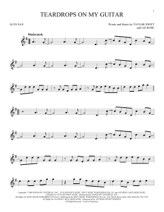 Teardrops On My Guitar von Taylor Swift (Download) 
