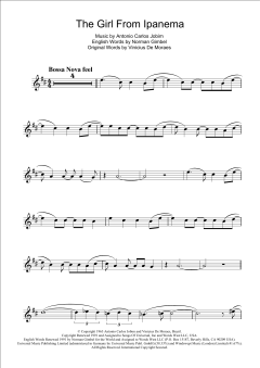 The Girl From Ipanema von Norman Gimbel (Download) 
