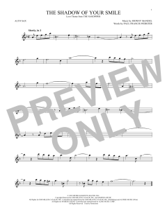 The Shadow Of Your Smile von Johnny Mandel (Download) 