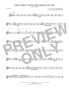 The Surrey With The Fringe On Top von Rodgers & Hammerstein (Download) 