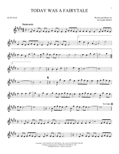 Today Was A Fairytale von Taylor Swift (Download) 