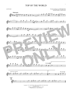 Top Of The World von The Carpenters (Download) 