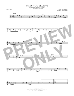 When You Believe von Stephen Schwartz (Download) 