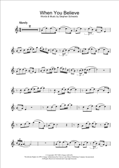 When You Believe von Stephen Schwartz (Download) 
