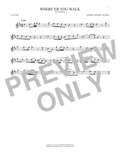Where E'er You Walk von Georg Friedrich Händel (Download) 