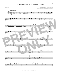 You Shook Me All Night Long von Brian Johnson (Download) 