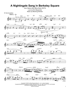 A Nightingale Sang In Berkeley Square von Jackie McLean (Download) 