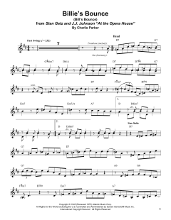 Billie's Bounce von Stan Getz (Download) 