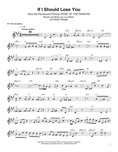 If I Should Lose You von Bud Shank (Download) 