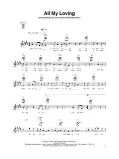 All My Loving von The Beatles (Download) 