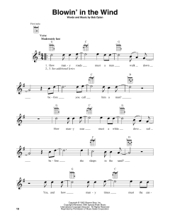 Blowin' In The Wind von Bob Dylan (Download) 