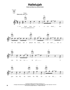 Hallelujah von Leonard Cohen (Download) 
