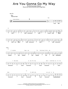 Are You Gonna Go My Way von Lenny Kravitz (Download) 