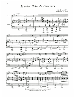 Premier Solo De Concours von René Maniet (Download) 