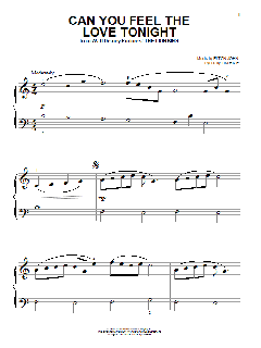 Can You Feel The Love Tonight (Download) 