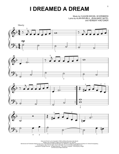 I Dreamed A Dream (Download) 